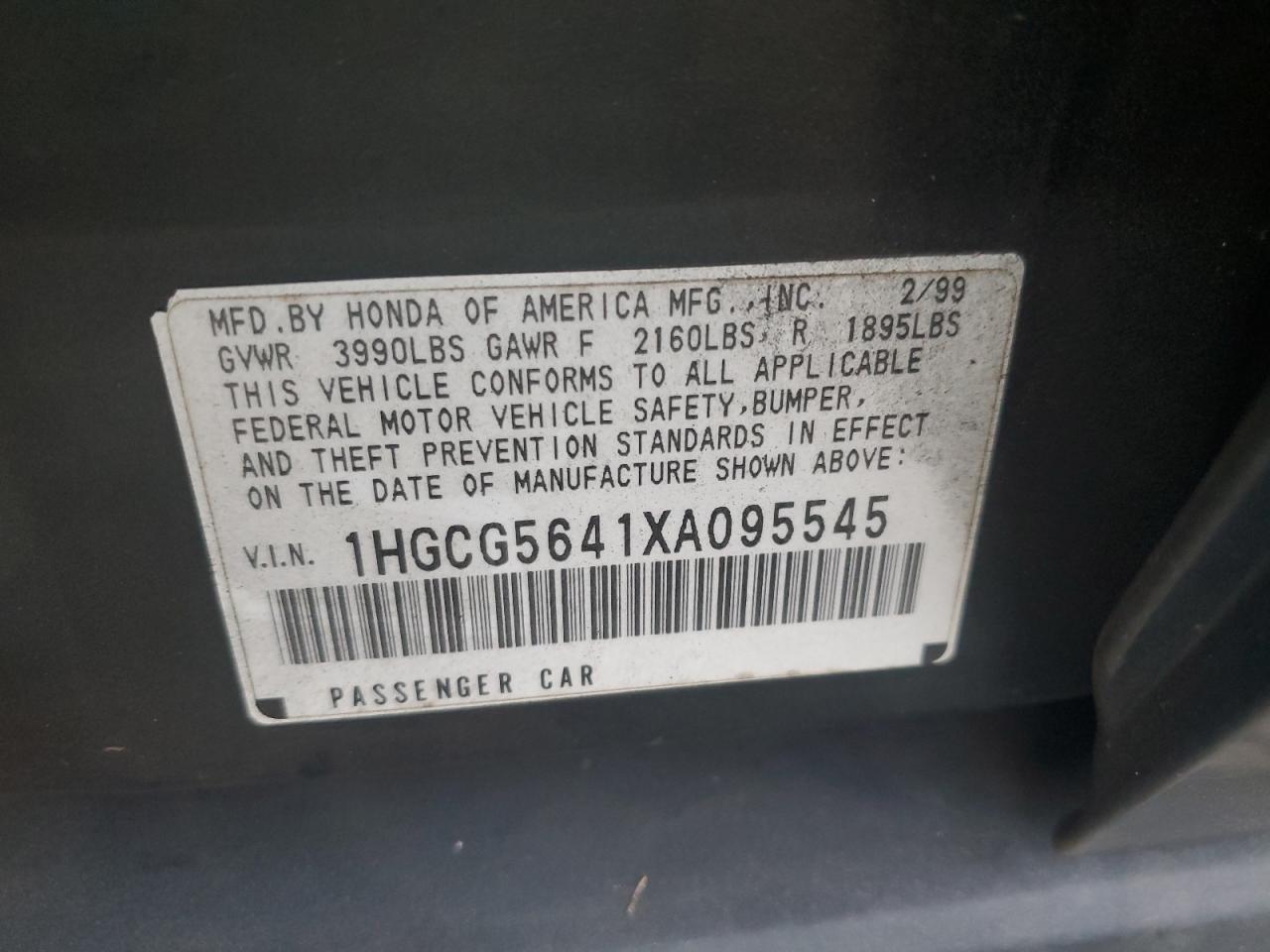 1999 Honda Accord - Image 14
