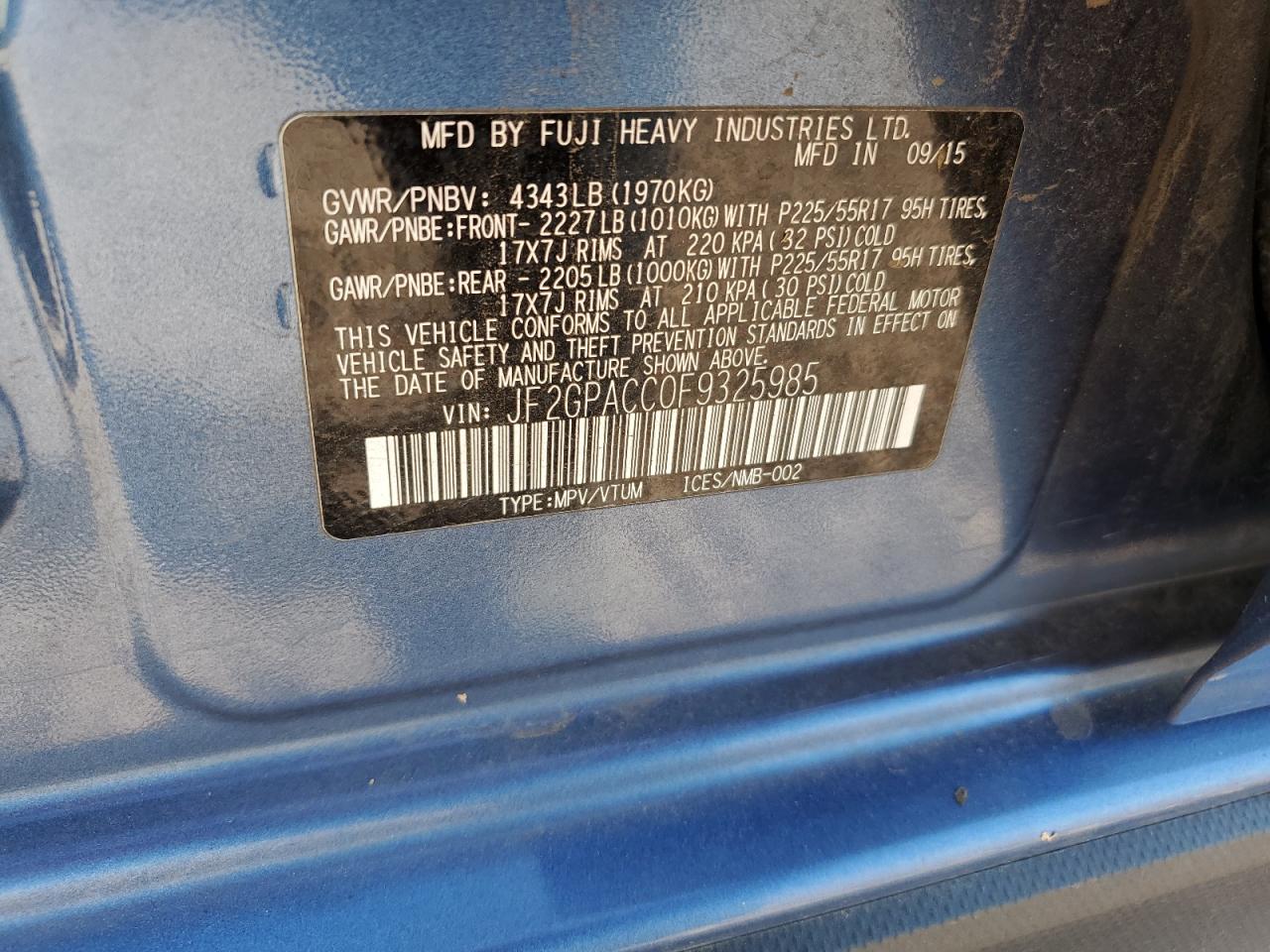 2015 Subaru XV - Image 13