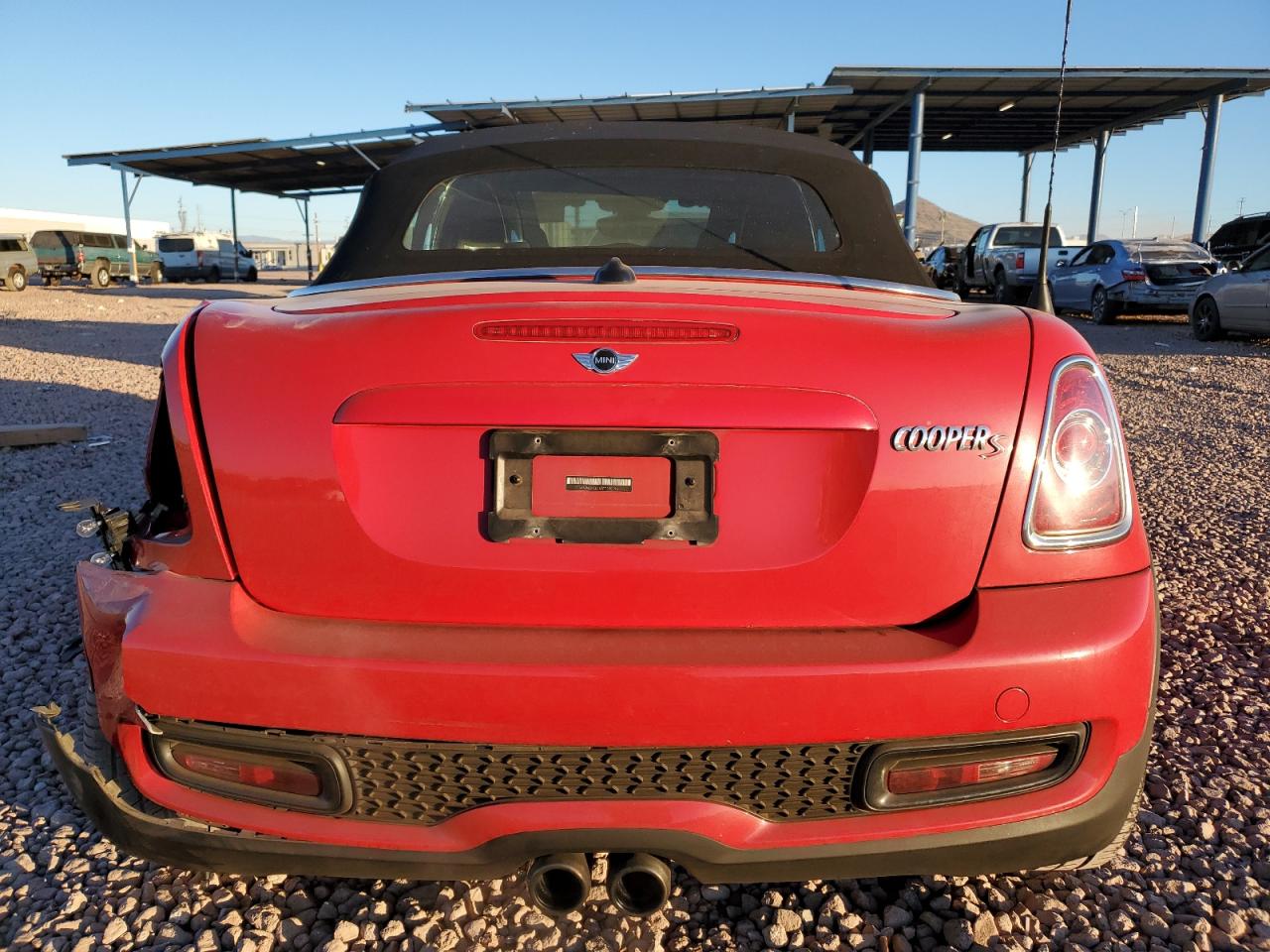 2015 Mini Cooper Roadster S VIN: WMWSY3C57FT595590 Lot: 87748725