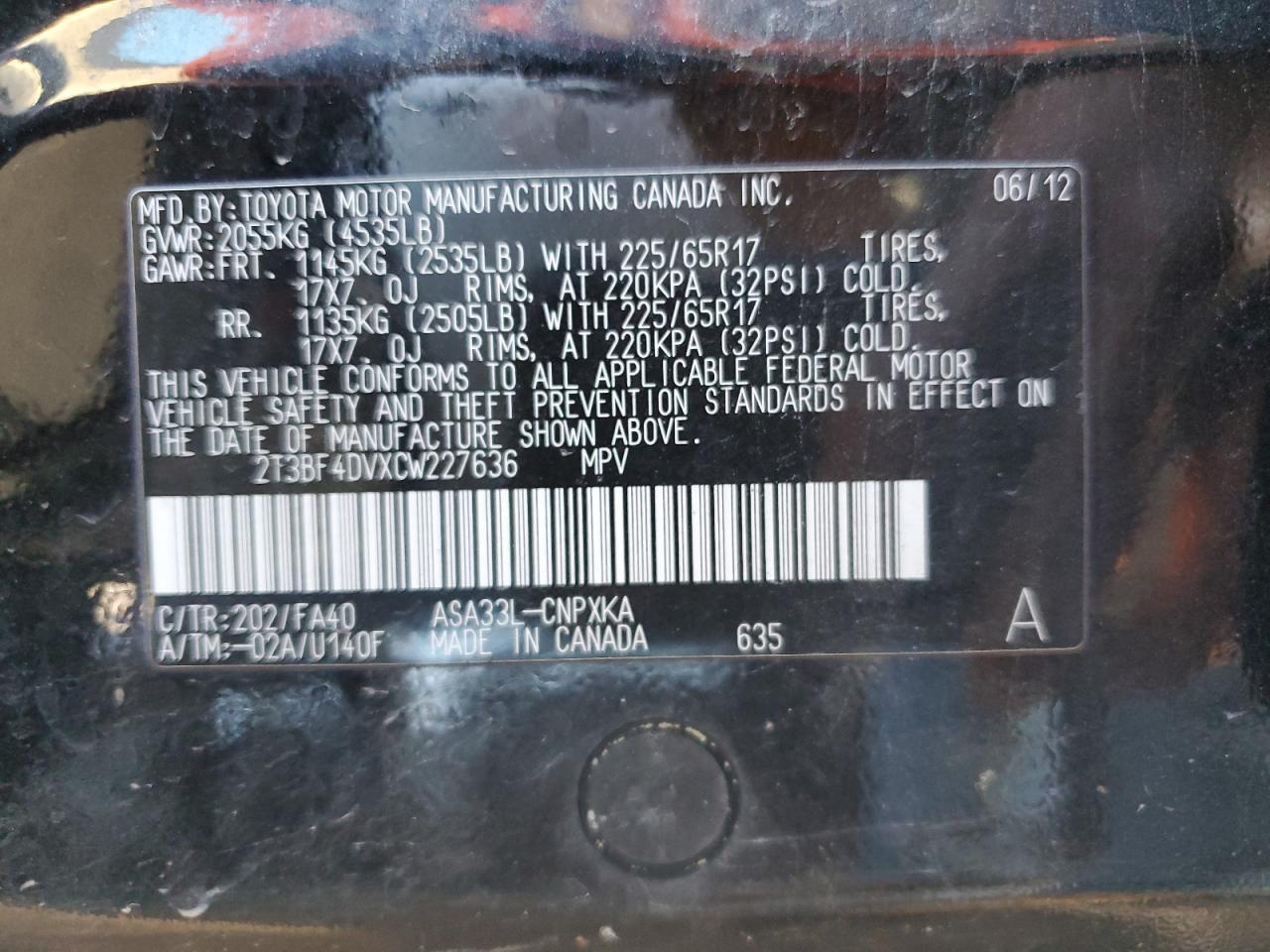 2012 Toyota RAV 4 - Image 13