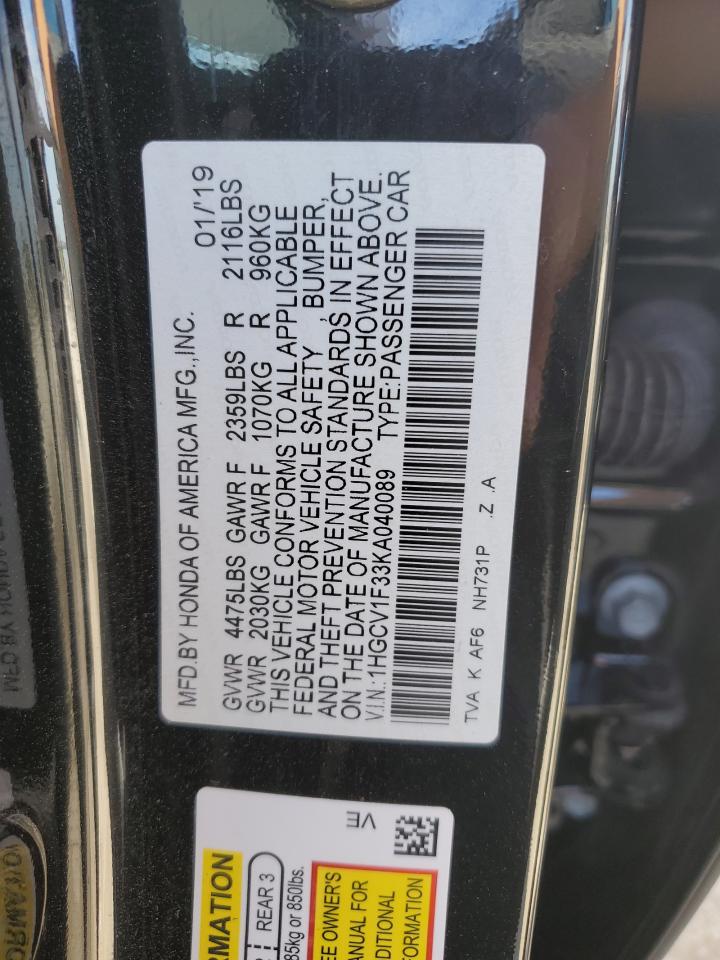 2019 Honda Accord - Image 13