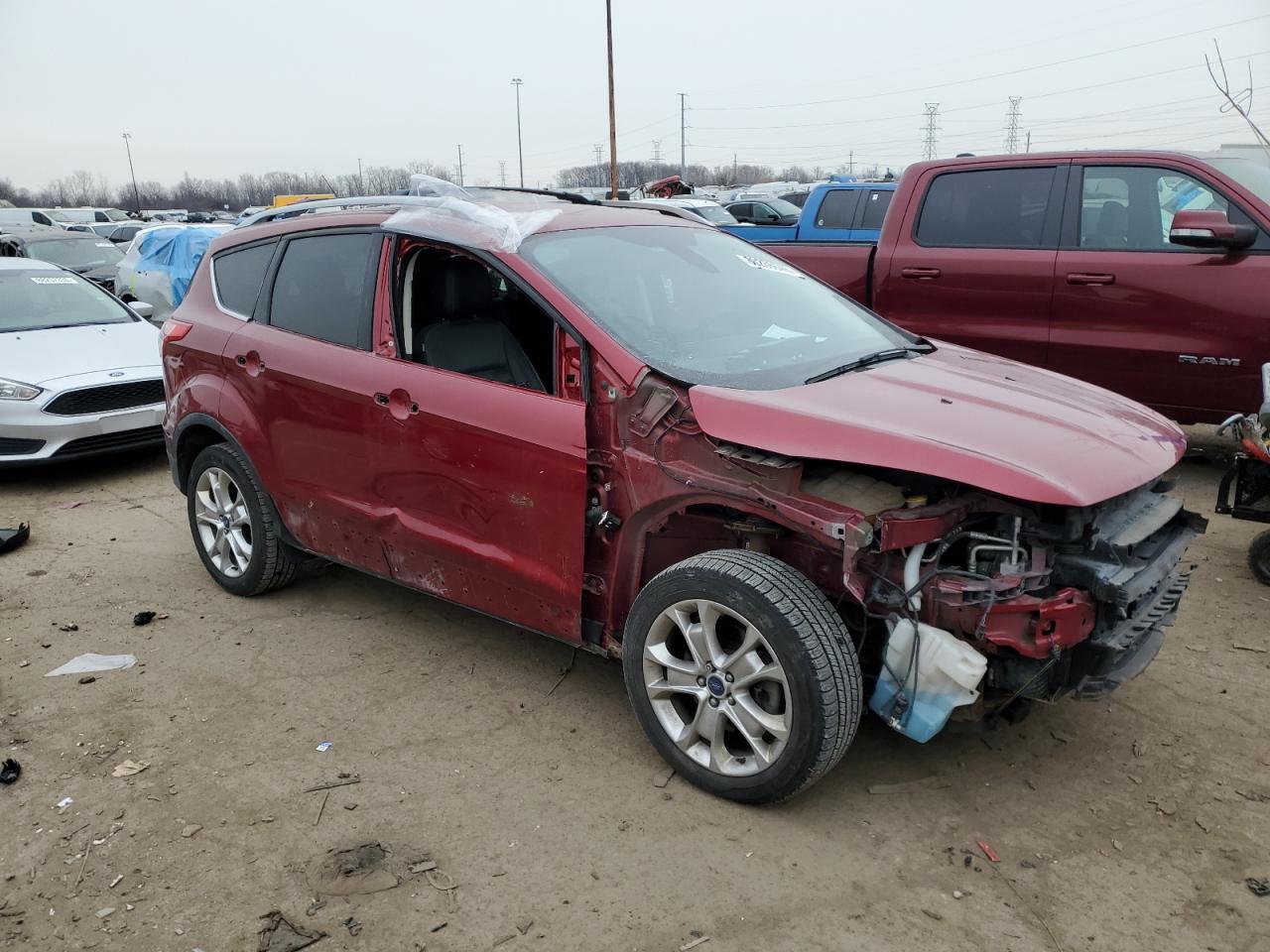 VIN 1FMCU9J96EUA44535 2014 FORD ESCAPE no.4