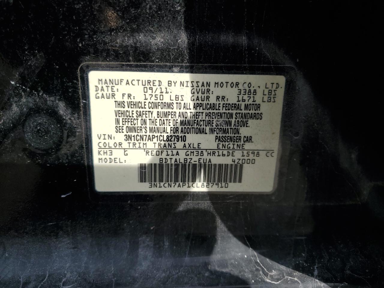 2012 Nissan Versa - Image 12