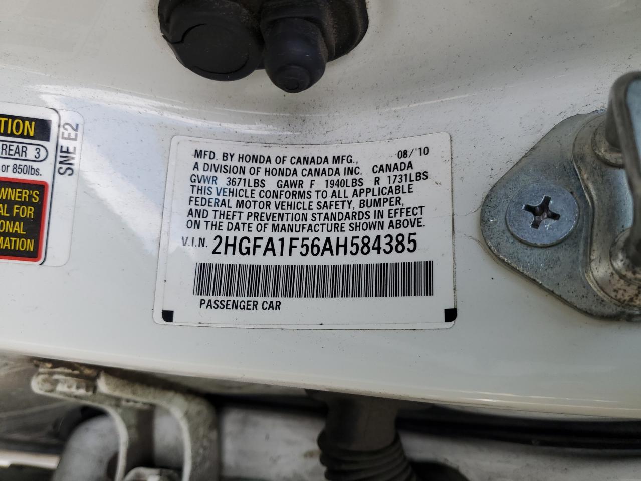 2010 Honda Civic - Image 12