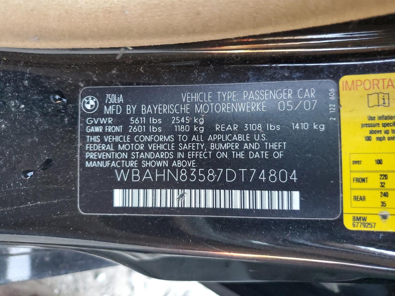 2007 BMW 7er - Image 12
