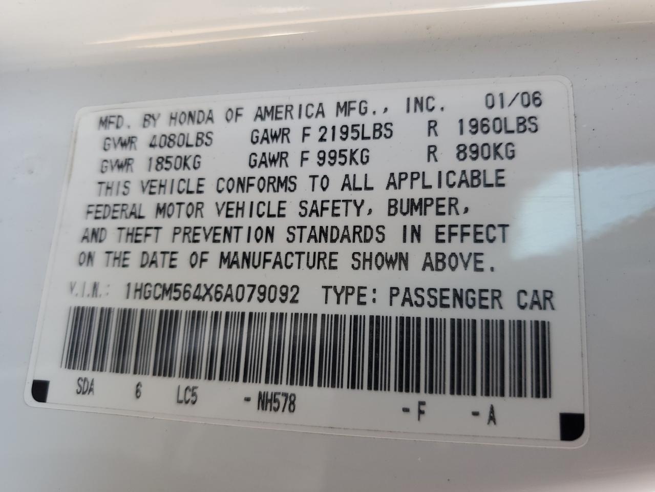 2006 Honda Accord - Image 12