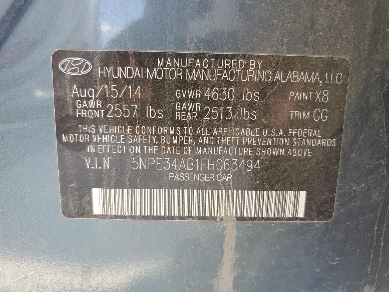 2015 Hyundai Sonata - Image 13