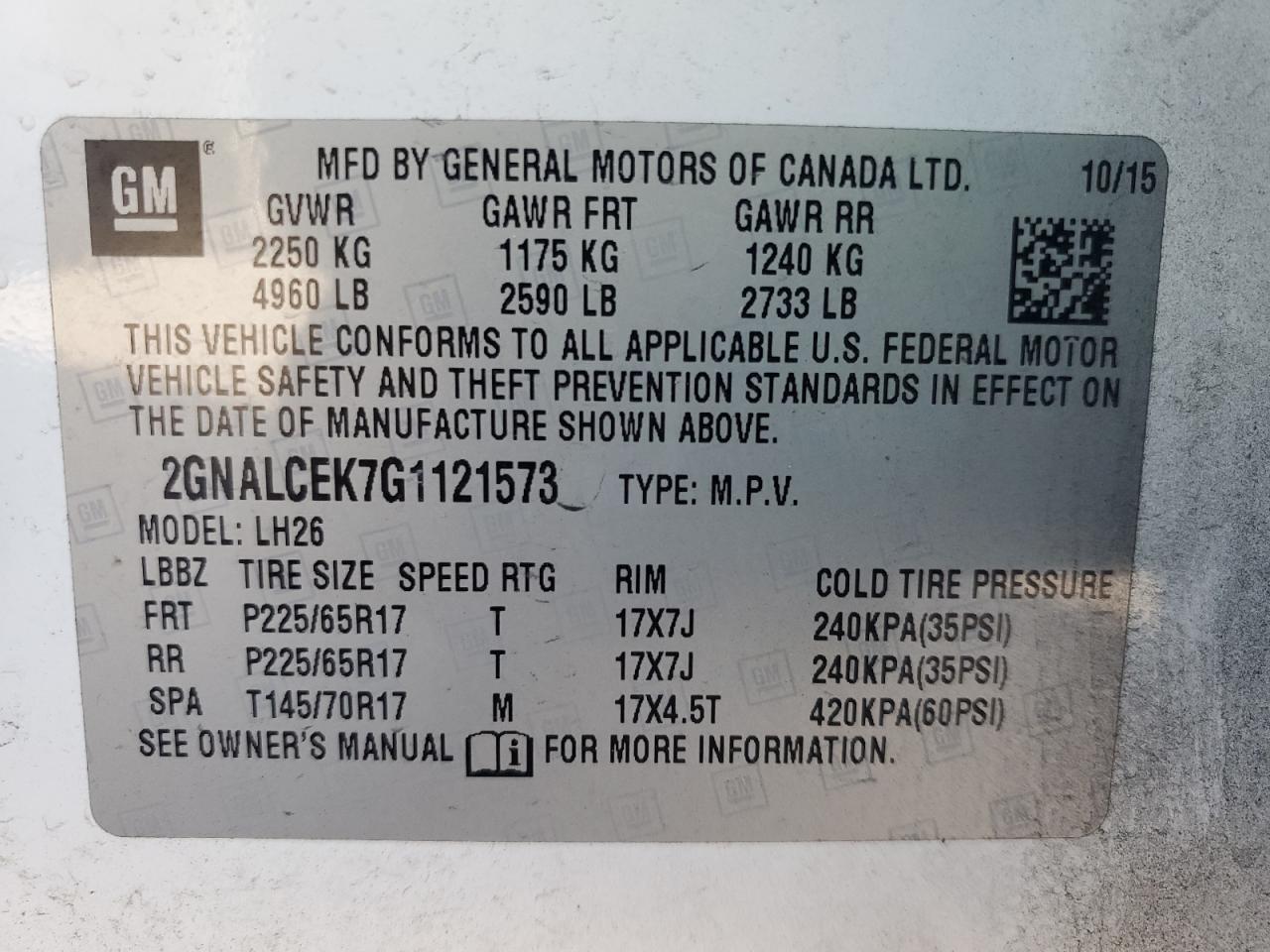 2016 Chevrolet Equinox - Image 13