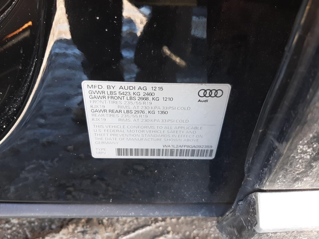 2016 Audi Q5 - Image 14