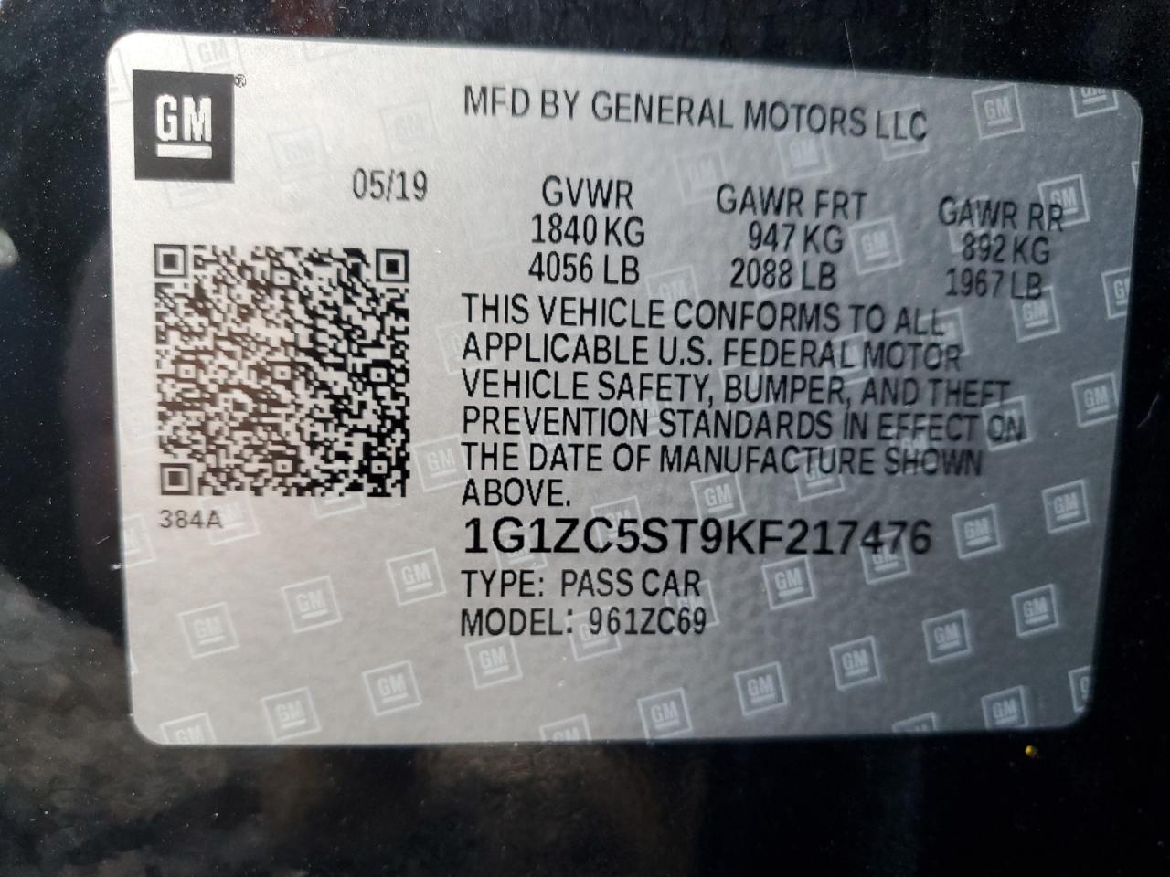 2019 Chevrolet Malibu - Image 12