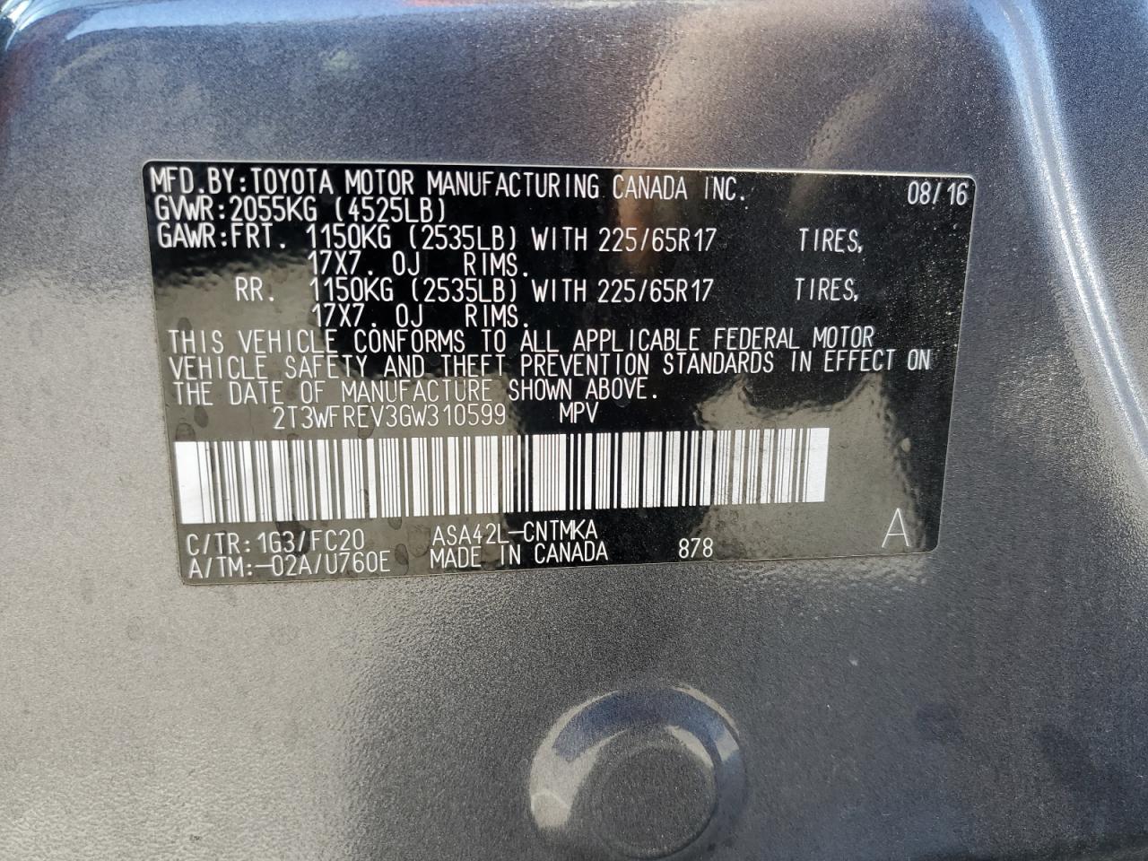 2016 Toyota RAV 4 - Image 14