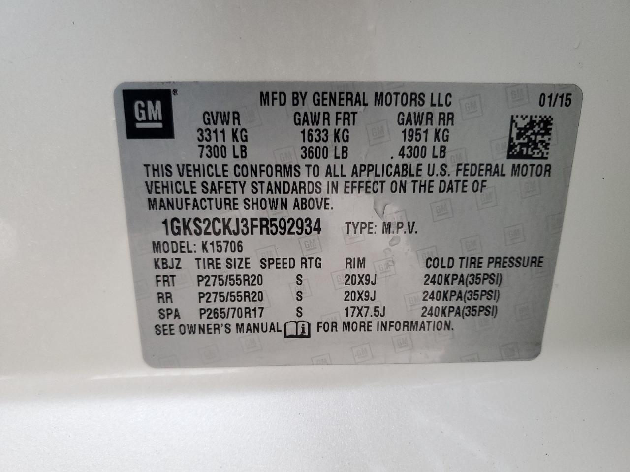 2015 GMC Yukon - Image 13