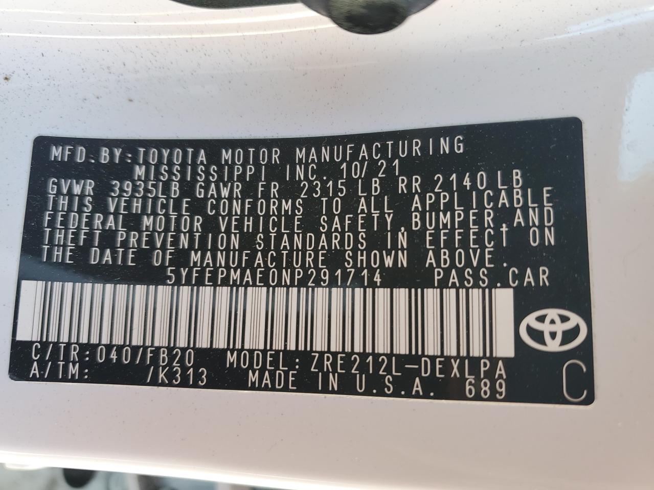 2022 Toyota Corolla - Image 14