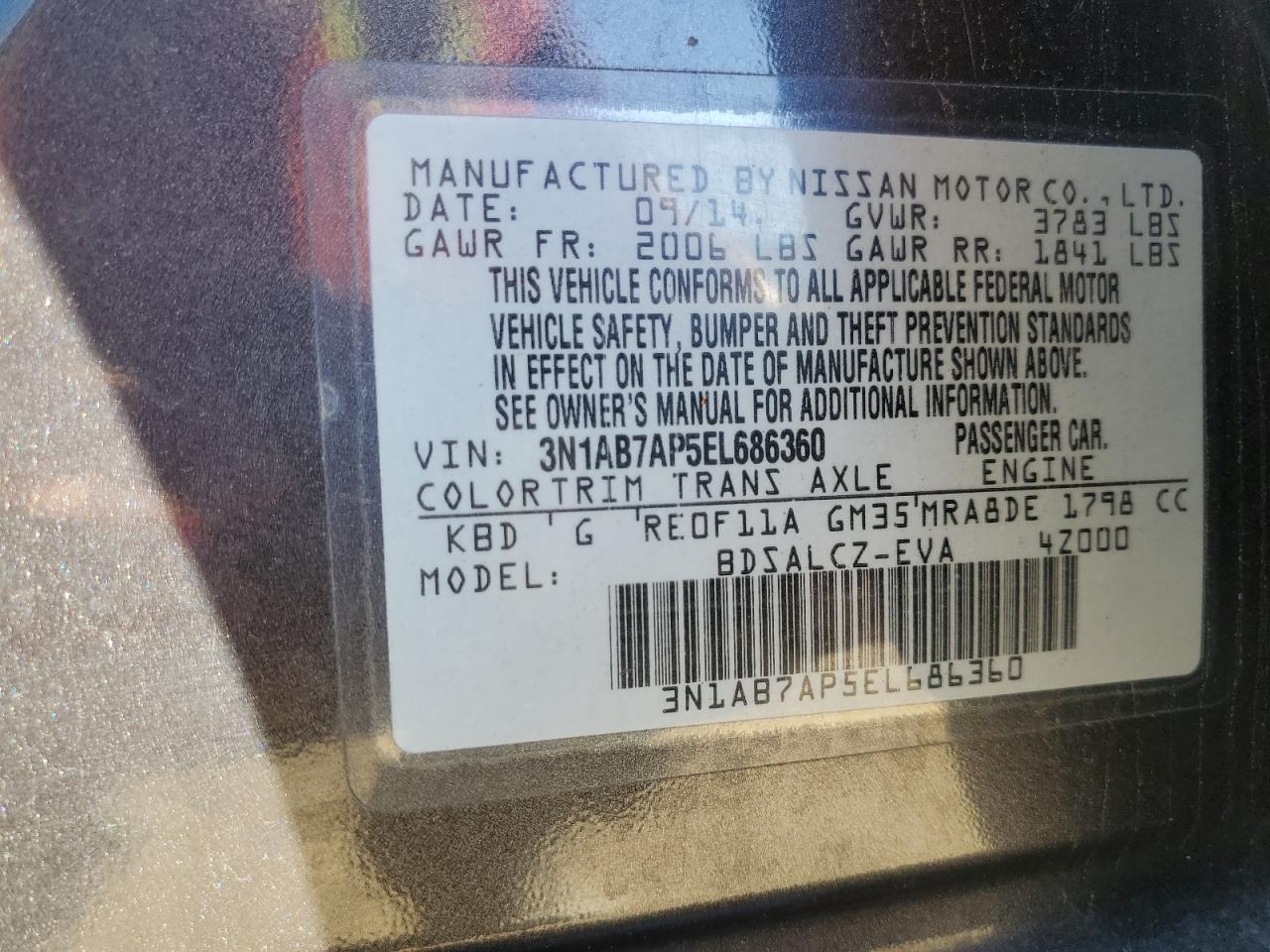 2014 Nissan Sentra - Image 12