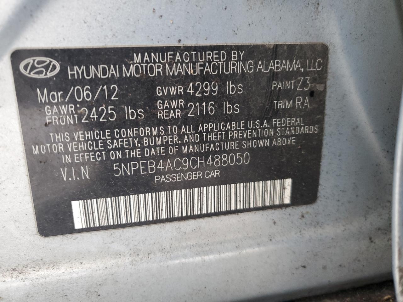 2012 Hyundai Sonata - Image 12