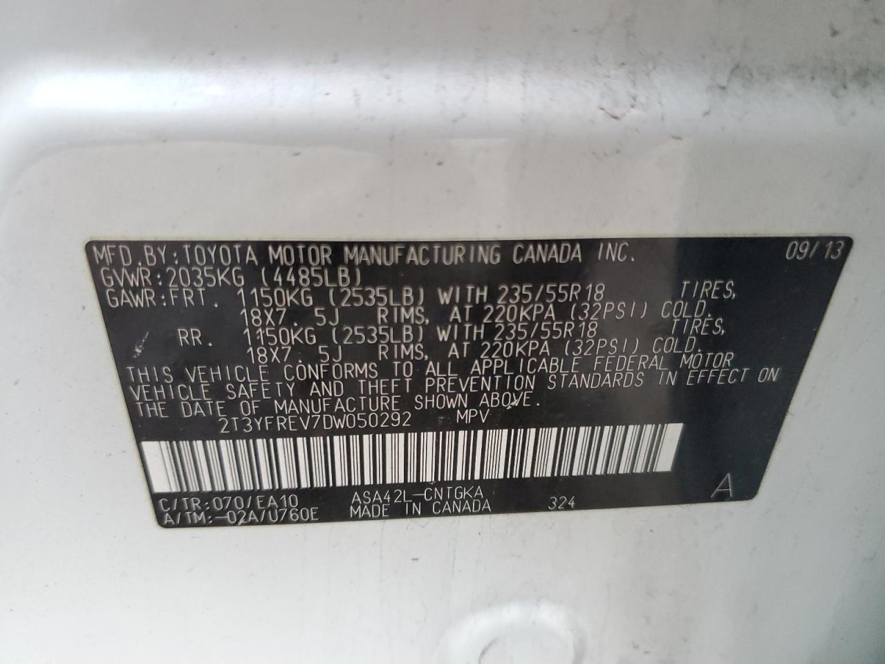 2013 Toyota RAV 4 - Image 14