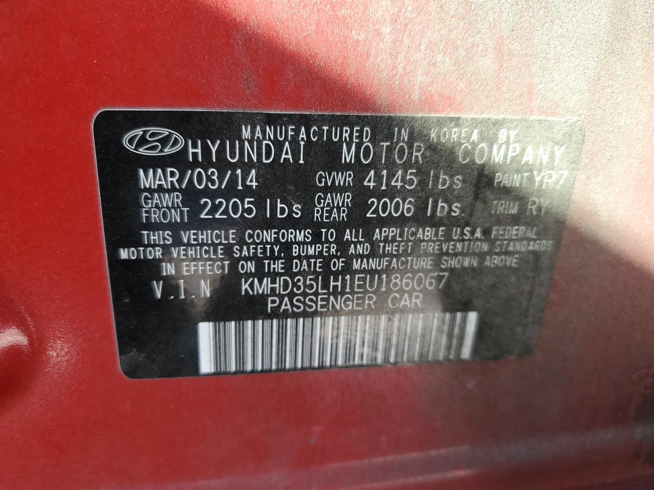2014 Hyundai Elantra - Image 12