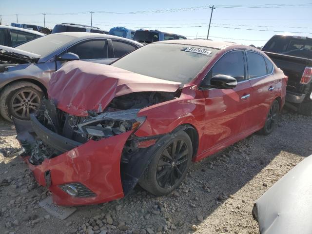  NISSAN SENTRA 2017 Красный