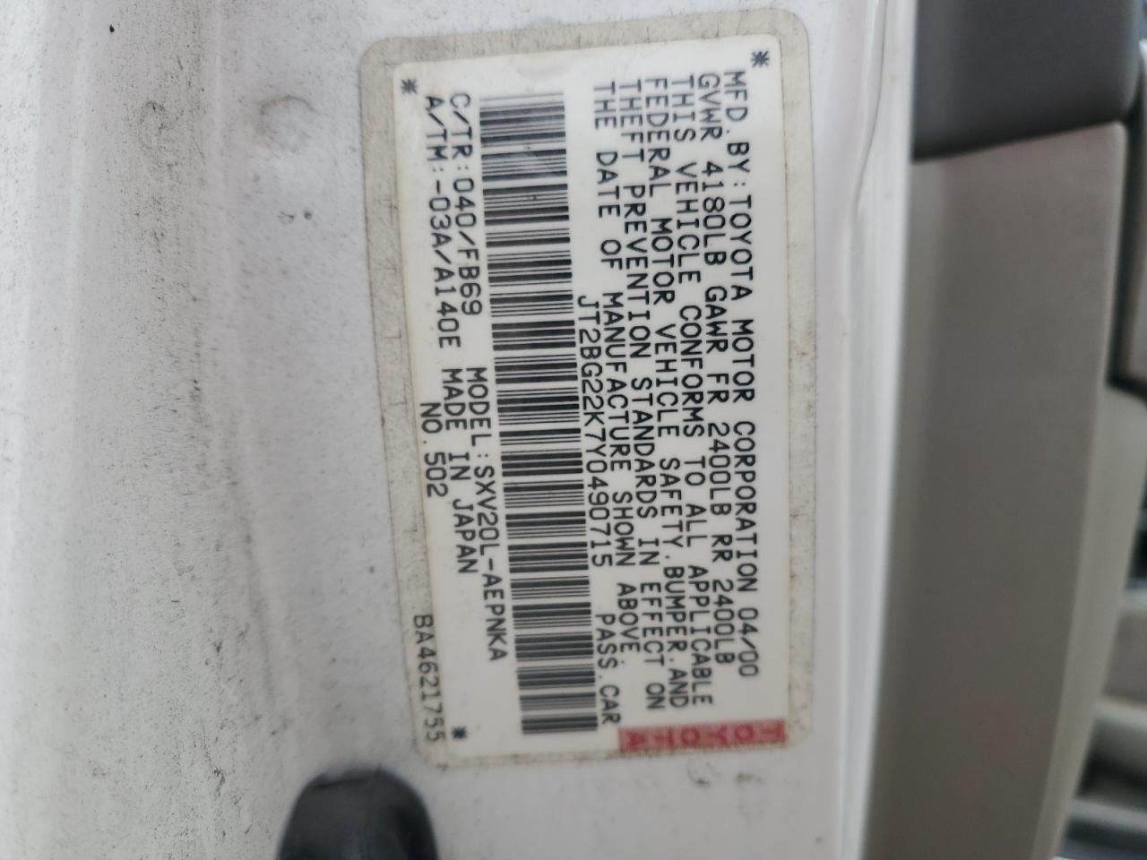 2000 Toyota Camry - Image 12