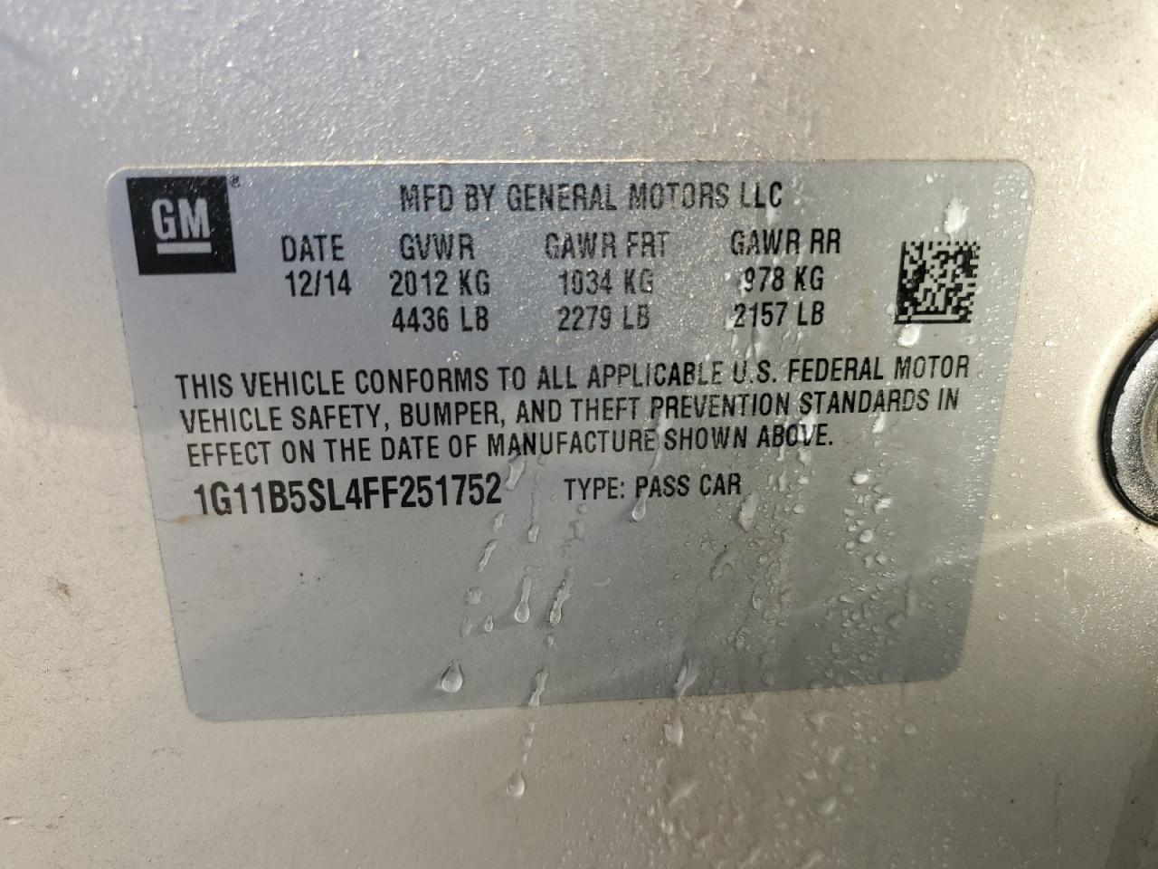 2015 Chevrolet Malibu - Image 12