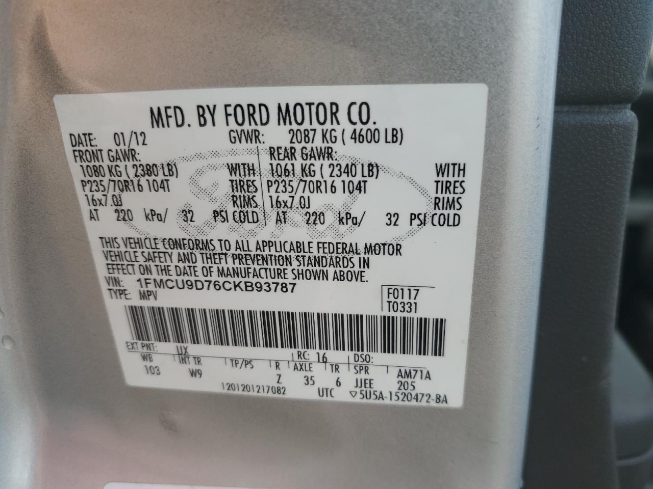 2012 Ford Escape - Image 13