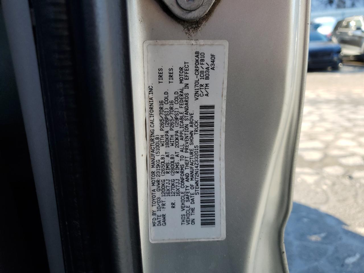 2004 Toyota Tacoma - Image 12