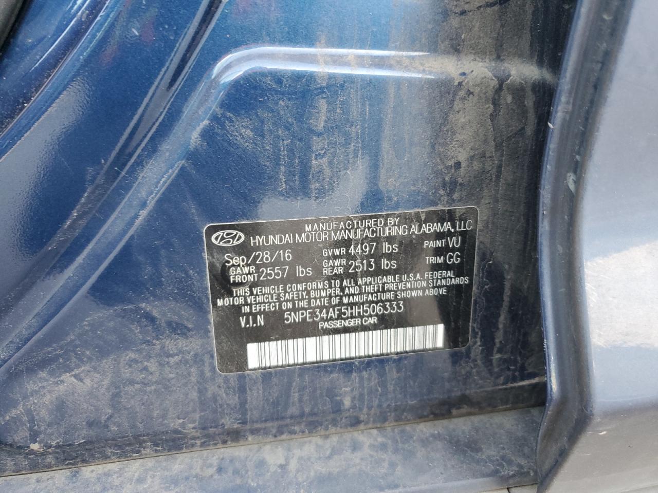 2017 Hyundai Sonata - Image 13