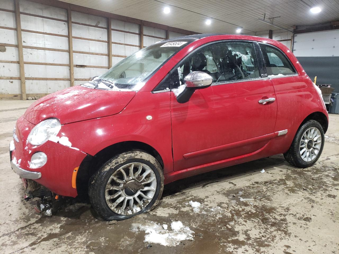 2013 Fiat 500 Lounge VIN: 3C3CFFER7DT563078 Lot: 86949534