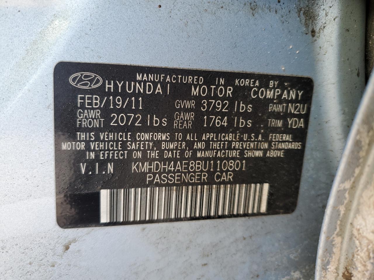 2011 Hyundai Elantra - Image 14