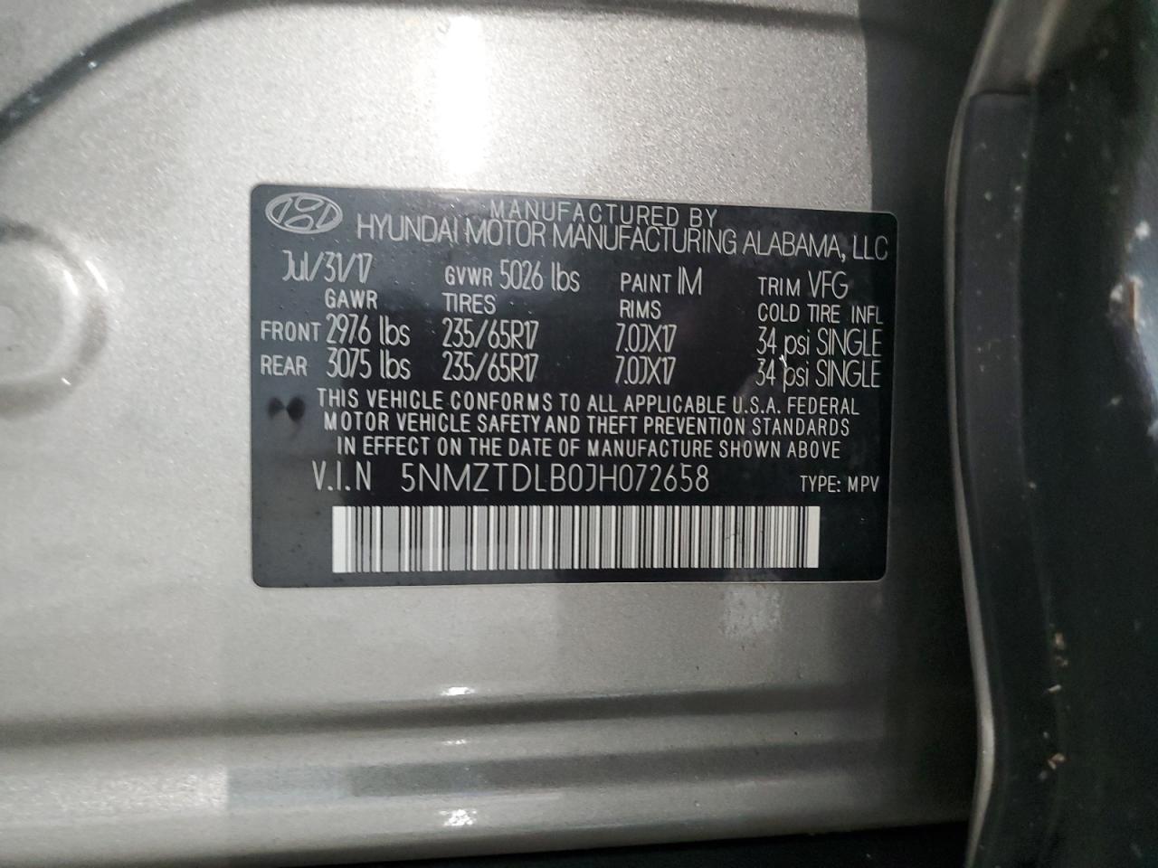 2018 Hyundai Santa Fe - Image 13
