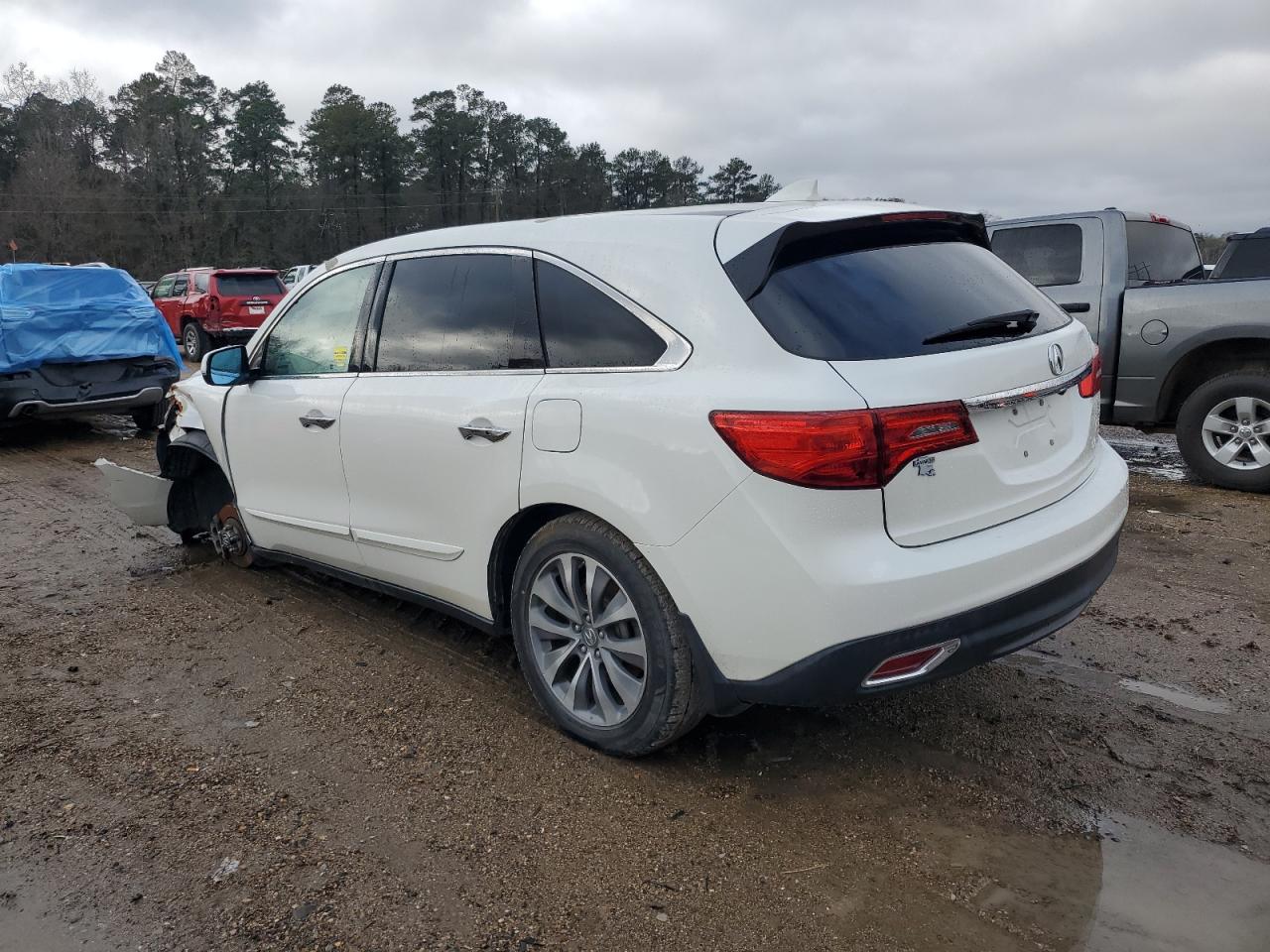 VIN 5FRYD3H40EB007831 2014 ACURA MDX no.2