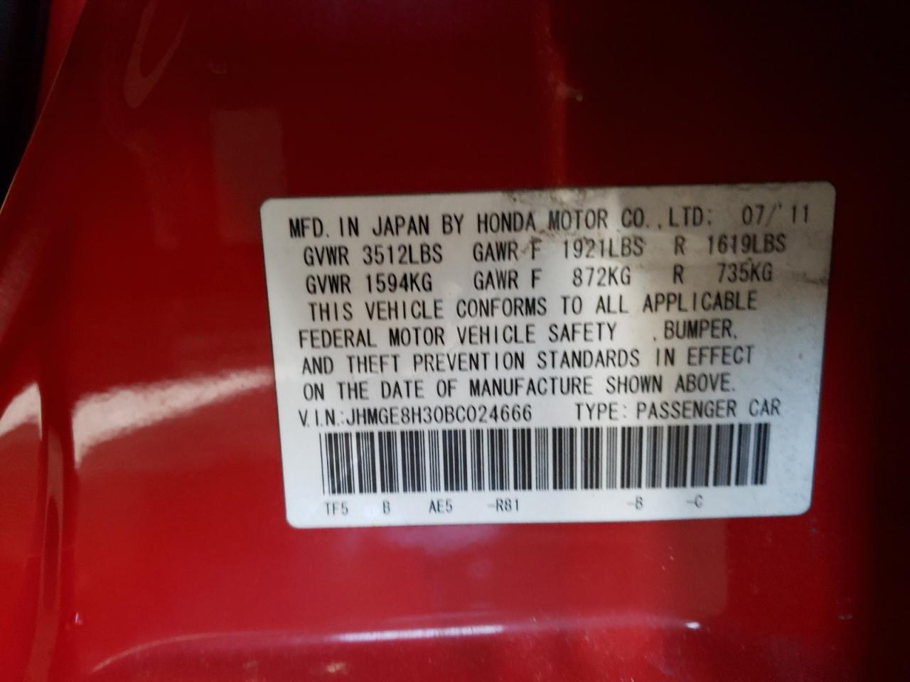 2011 Honda Fit - Image 15