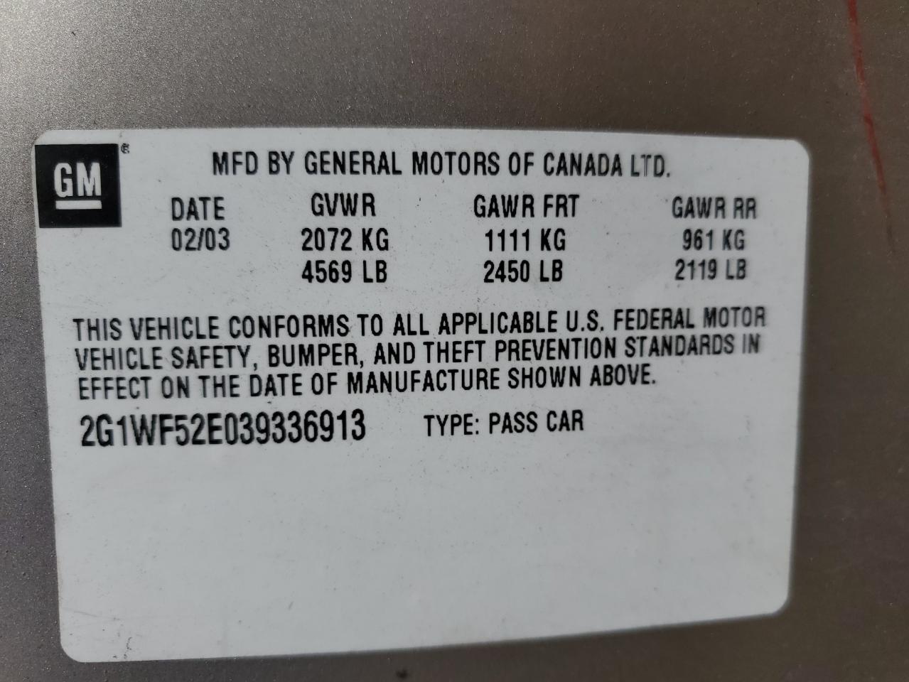 2003 Chevrolet Impala - Image 12