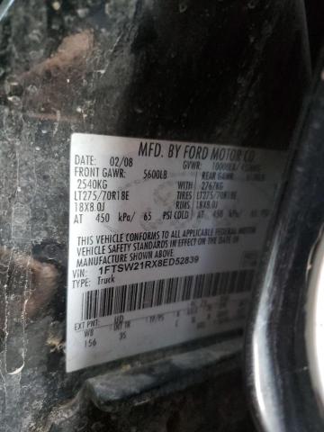 2008 FORD F250 SUPER DUTY  