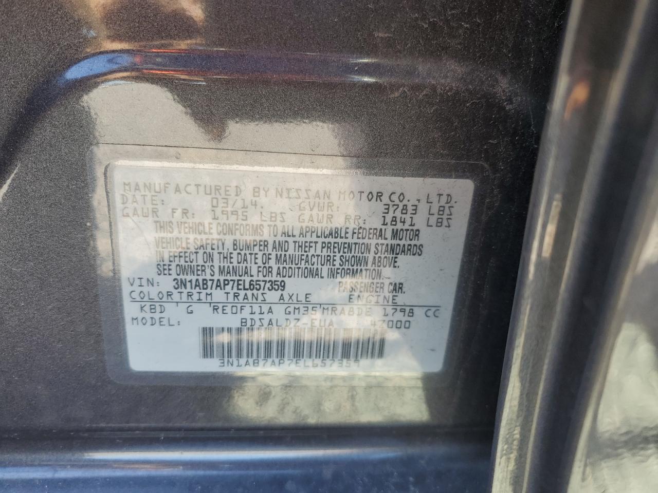 2014 Nissan Sentra - Image 12