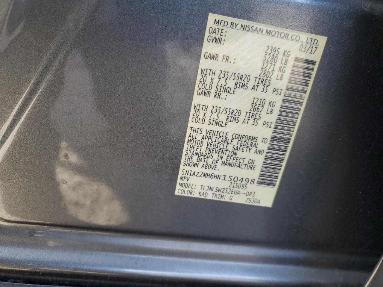 2017 Nissan Murano - Image 13