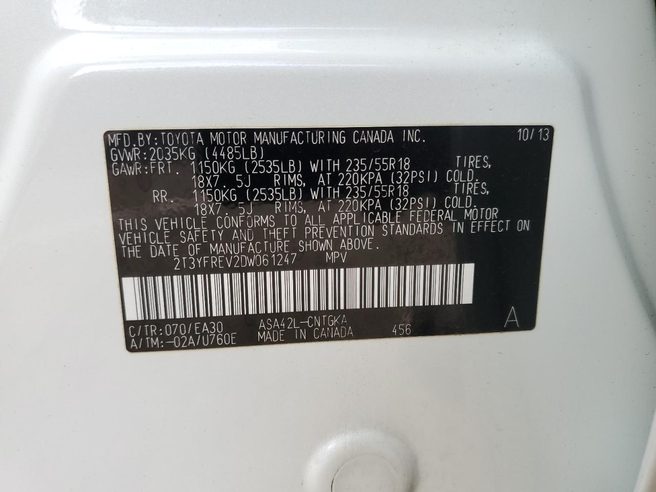 2013 Toyota RAV 4 - Image 14