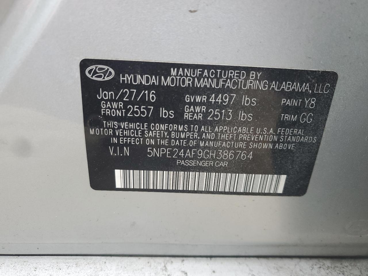 2016 Hyundai Sonata - Image 13