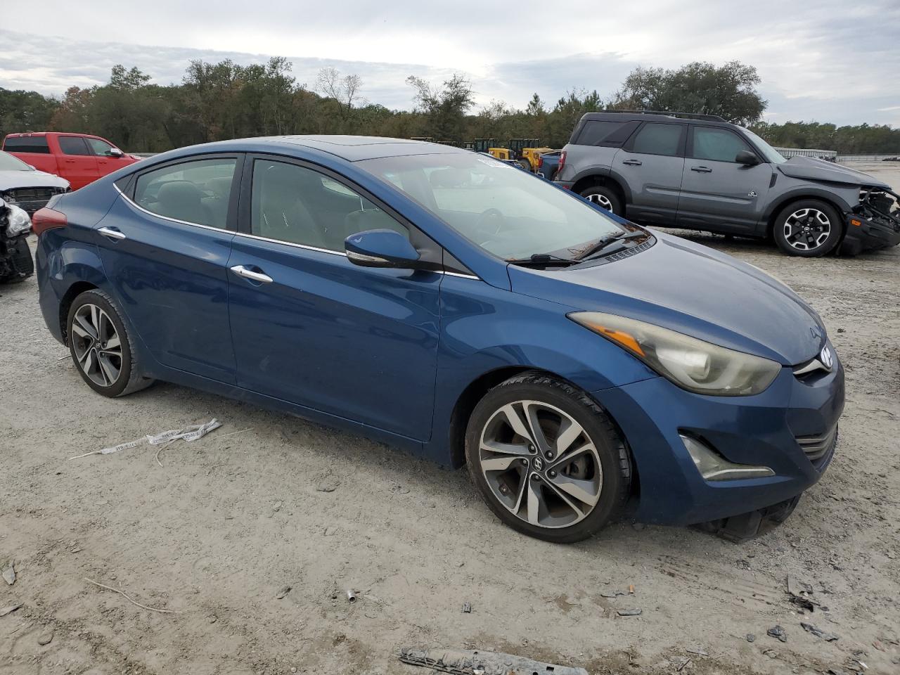 VIN KMHDH4AE5EU145638 2014 HYUNDAI ELANTRA no.4