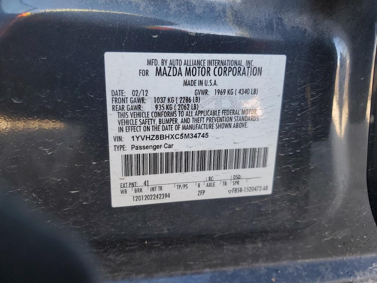 2012 Mazda 6 - Image 12