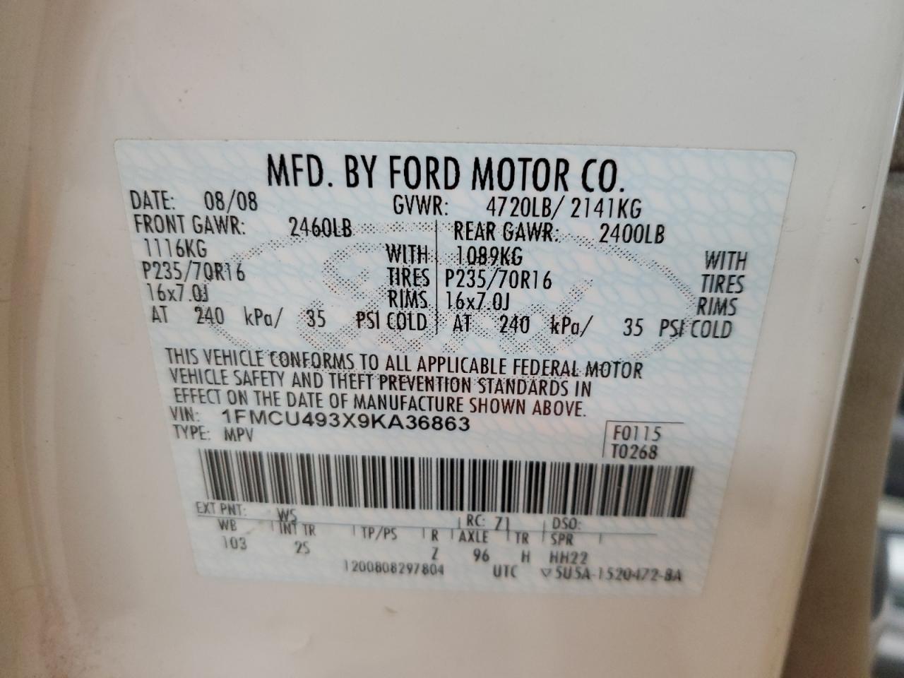 2009 Ford Escape - Image 13