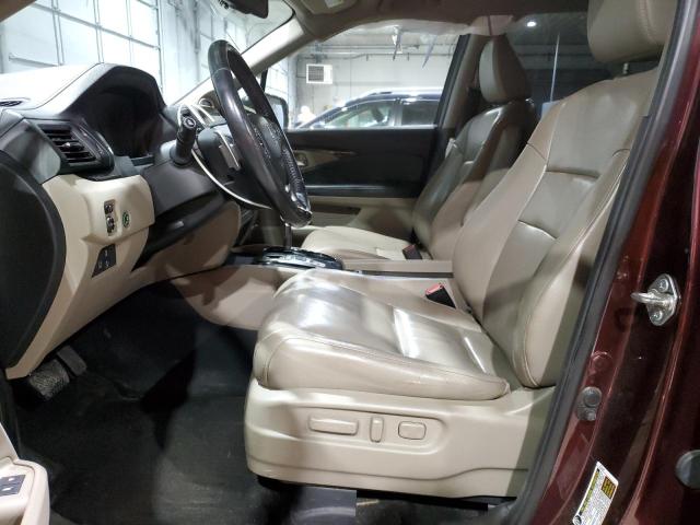  HONDA PILOT 2017 Бургунди