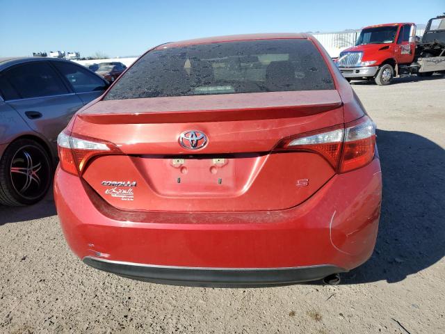 TOYOTA COROLLA 2015 Red