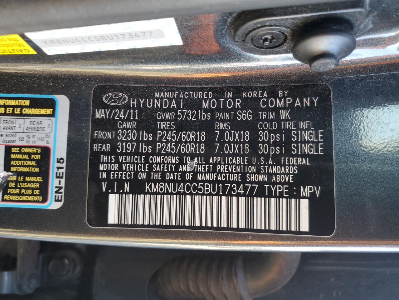 2011 Hyundai Veracruz - Image 14