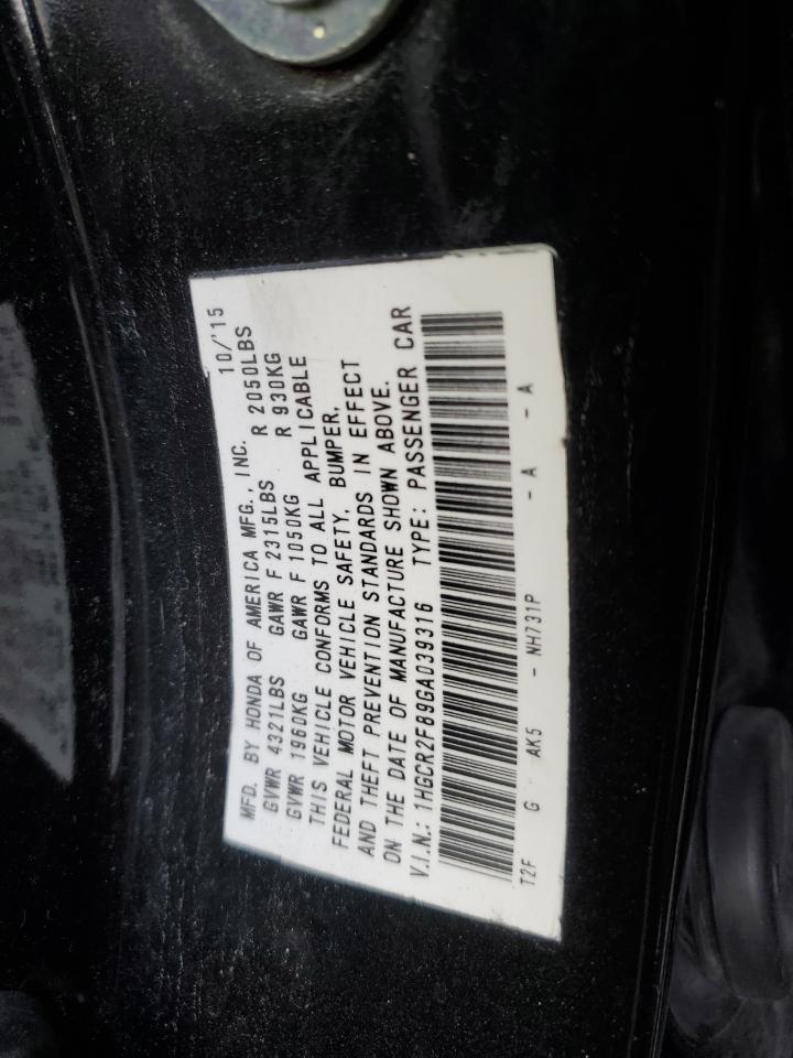1HGCR2F89GA039316 2016 HONDA ACCORD - Image 14