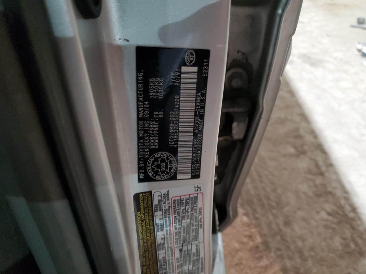 2005 Toyota Camry Le VIN: 4T1BE32K25U974228 Lot: 89055885