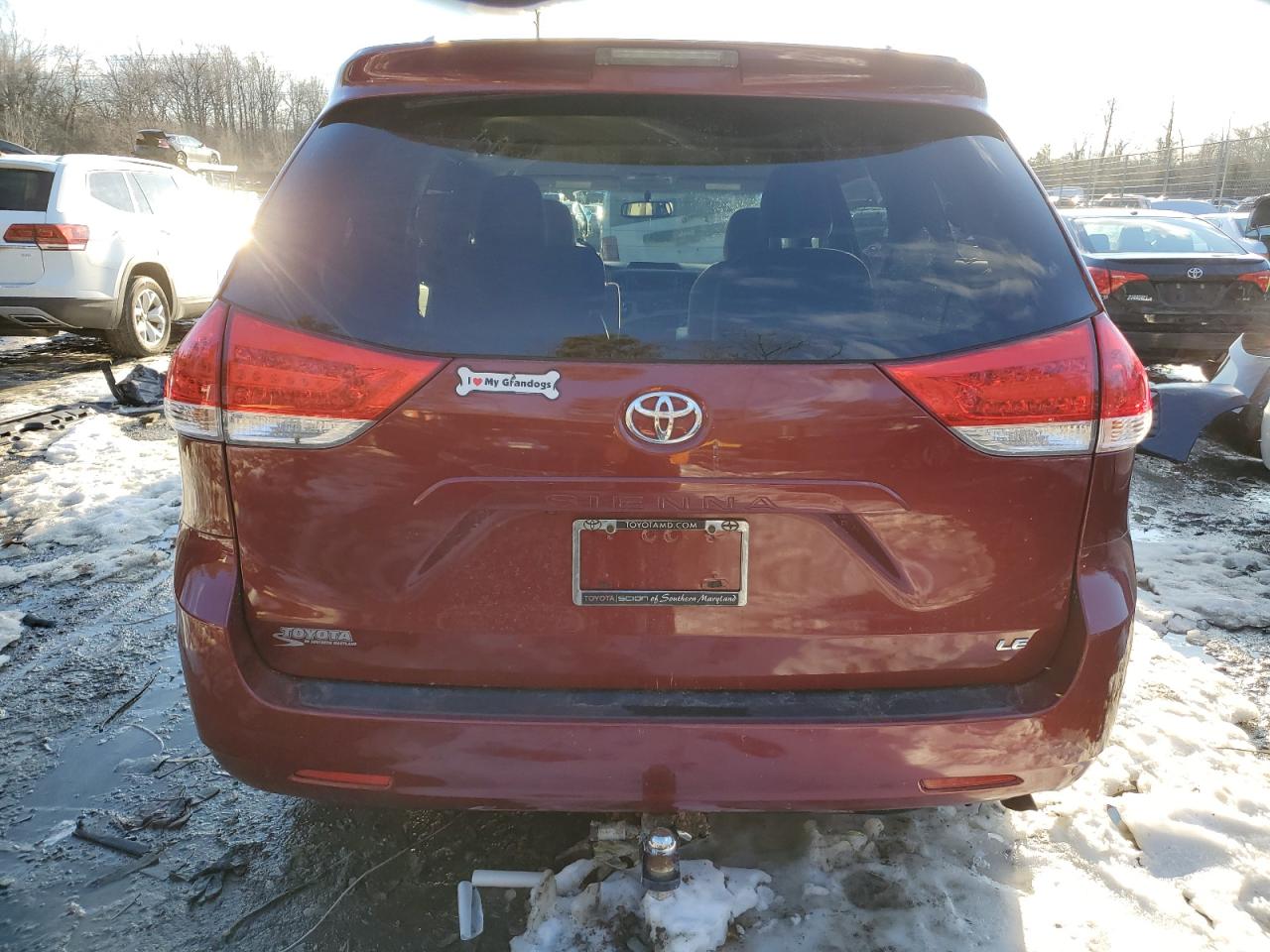 2014 Toyota Sienna Le VIN: 5TDKK3DC8ES512795 Lot: 86513254