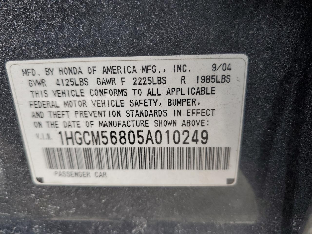 2005 Honda Accord - Image 14