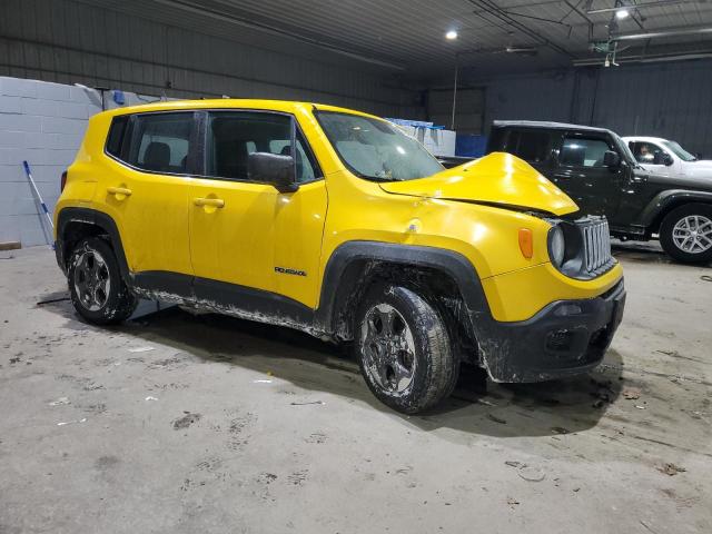 Паркетники JEEP RENEGADE 2016 Жовтий