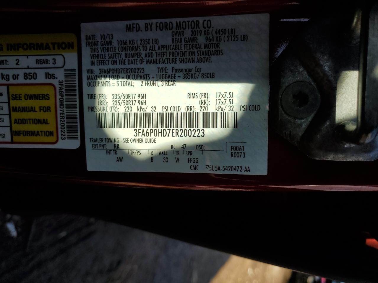 2014 Ford Fusion - Image 14